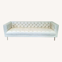 Elite Leather Mila Company Modern 3-Seat Tufted Sofa