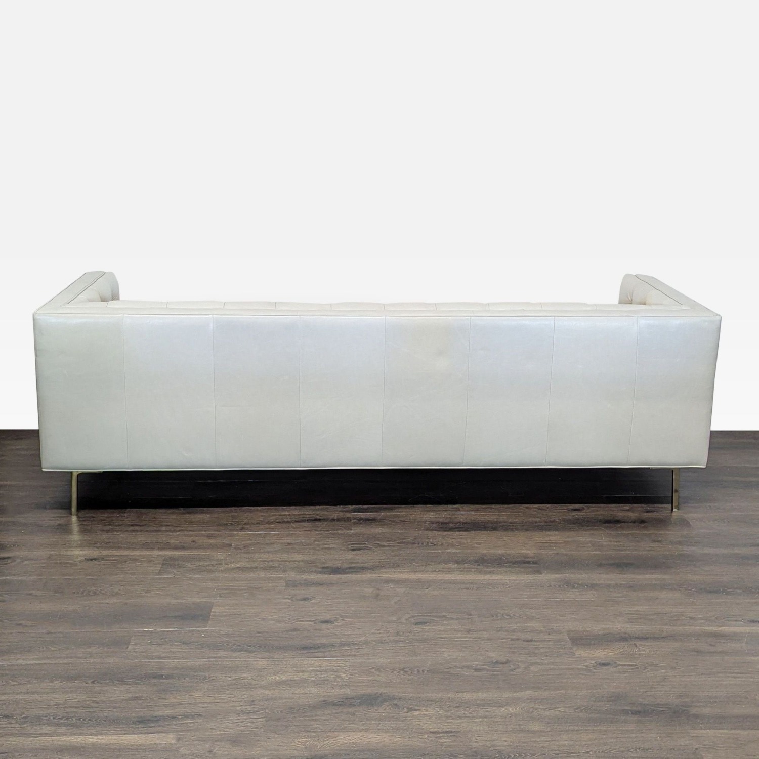 Elite Leather Mila Company Modern 3-Seat Tufted Sofa - image-5