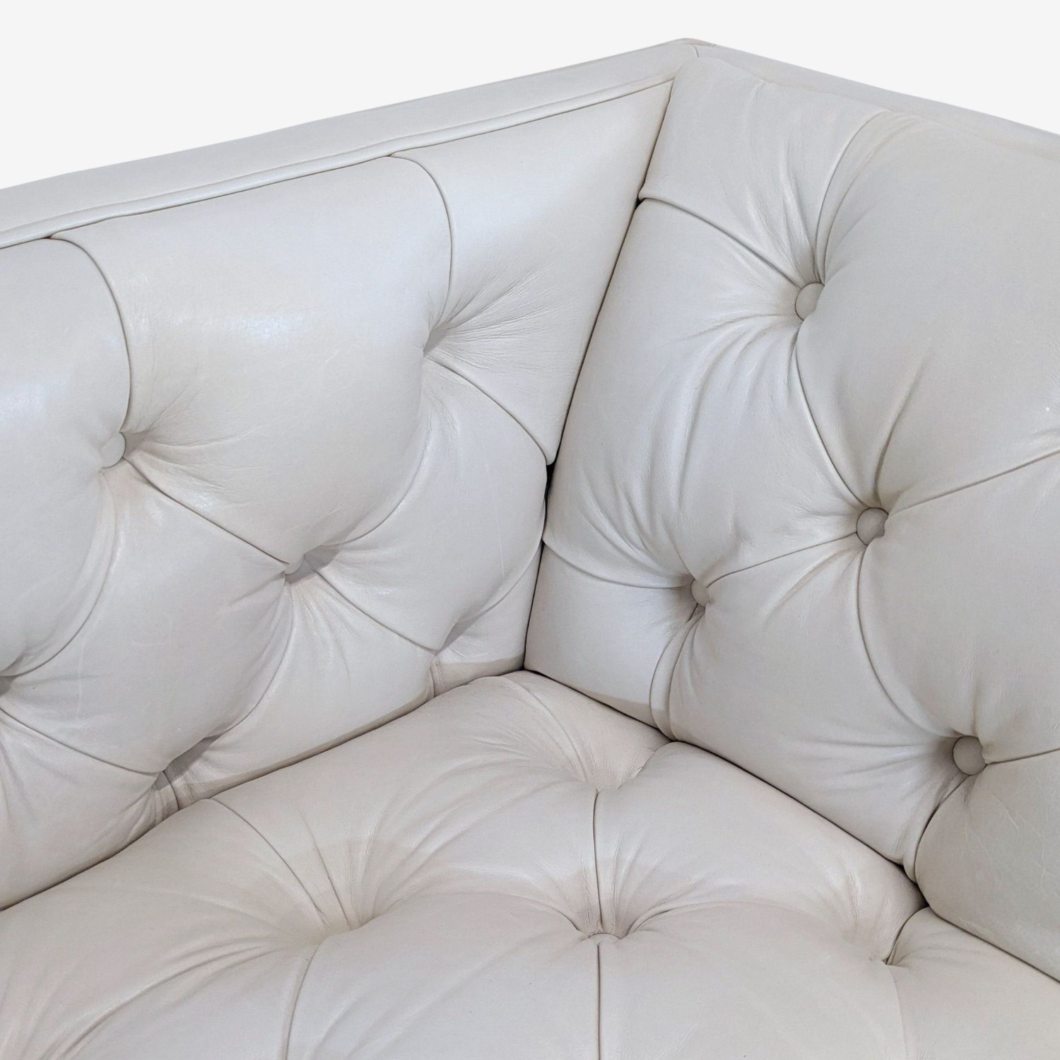 Elite Leather Mila Company Modern 3-Seat Tufted Sofa - image-8