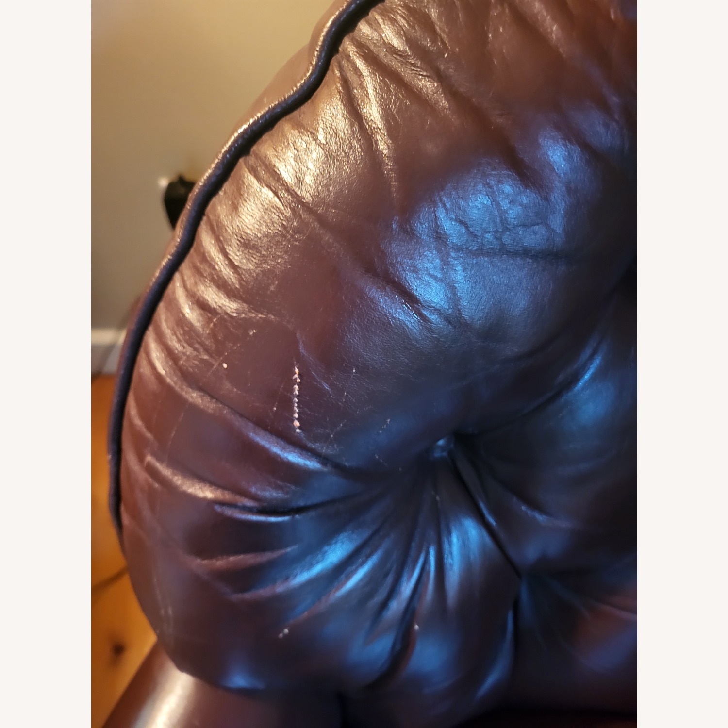 Hancock & Moore Tufted Leather Club Chair - image-4