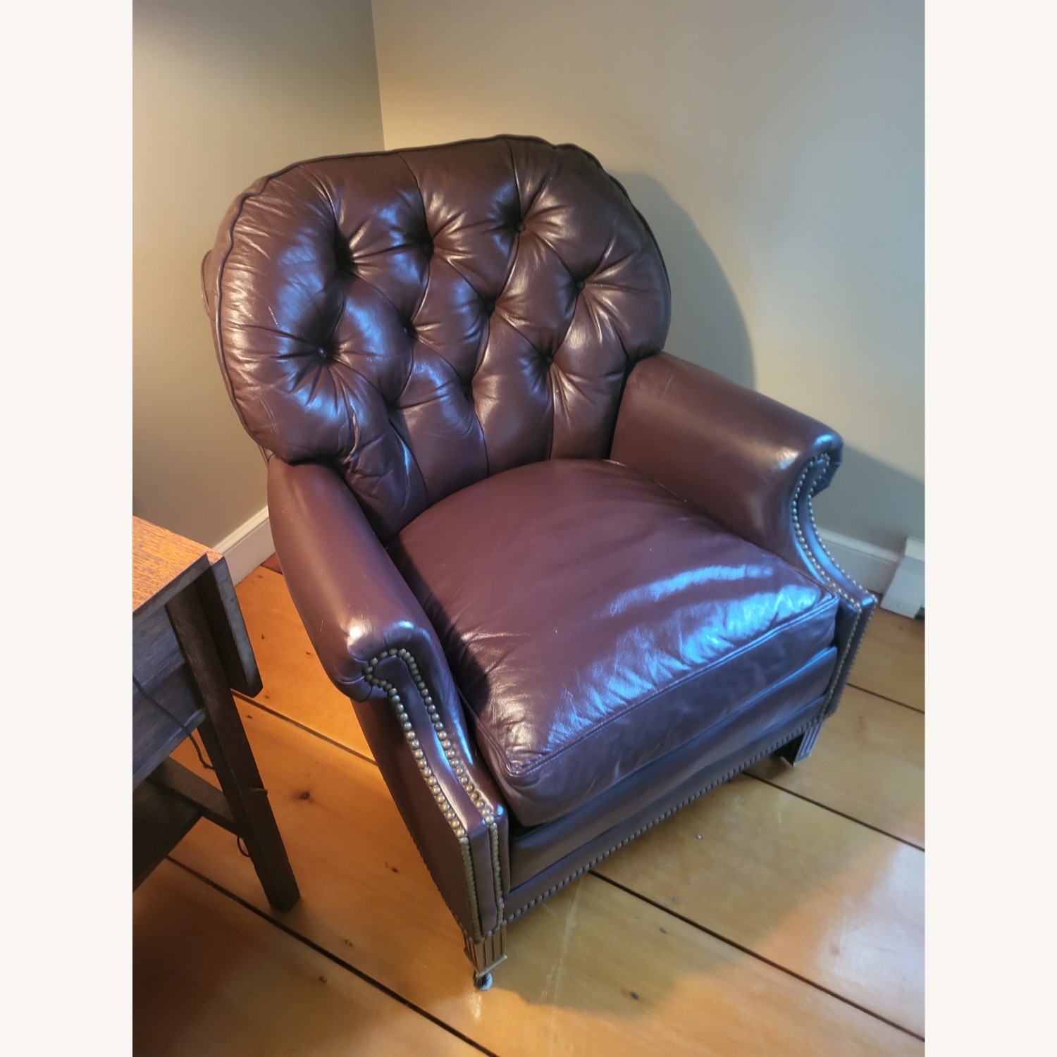 Hancock & Moore Tufted Leather Club Chair - image-3