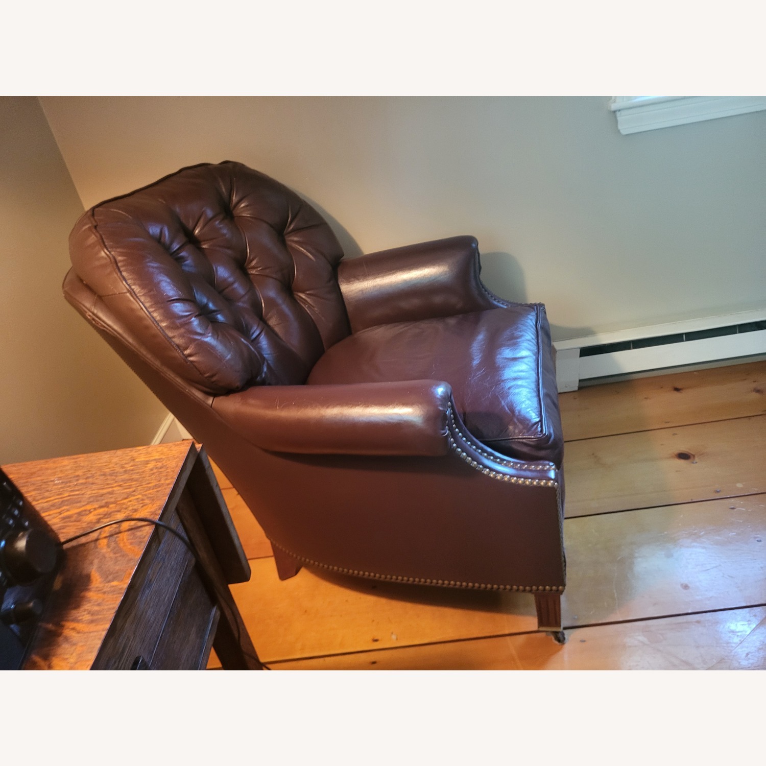 Hancock & Moore Tufted Leather Club Chair - image-2