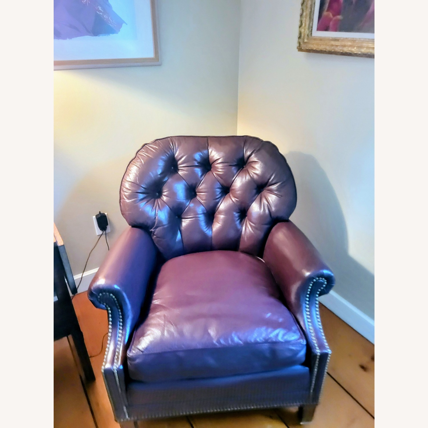 Hancock & Moore Tufted Leather Club Chair - image-5