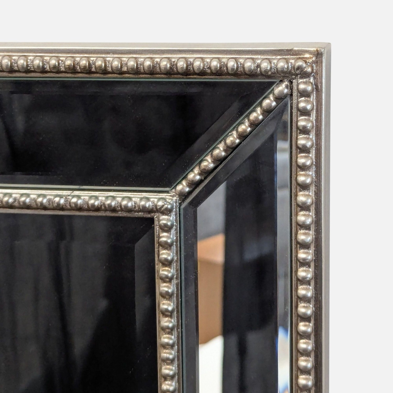 Mirror with Beaded and Beveled Mirror Frame	 - image-4
