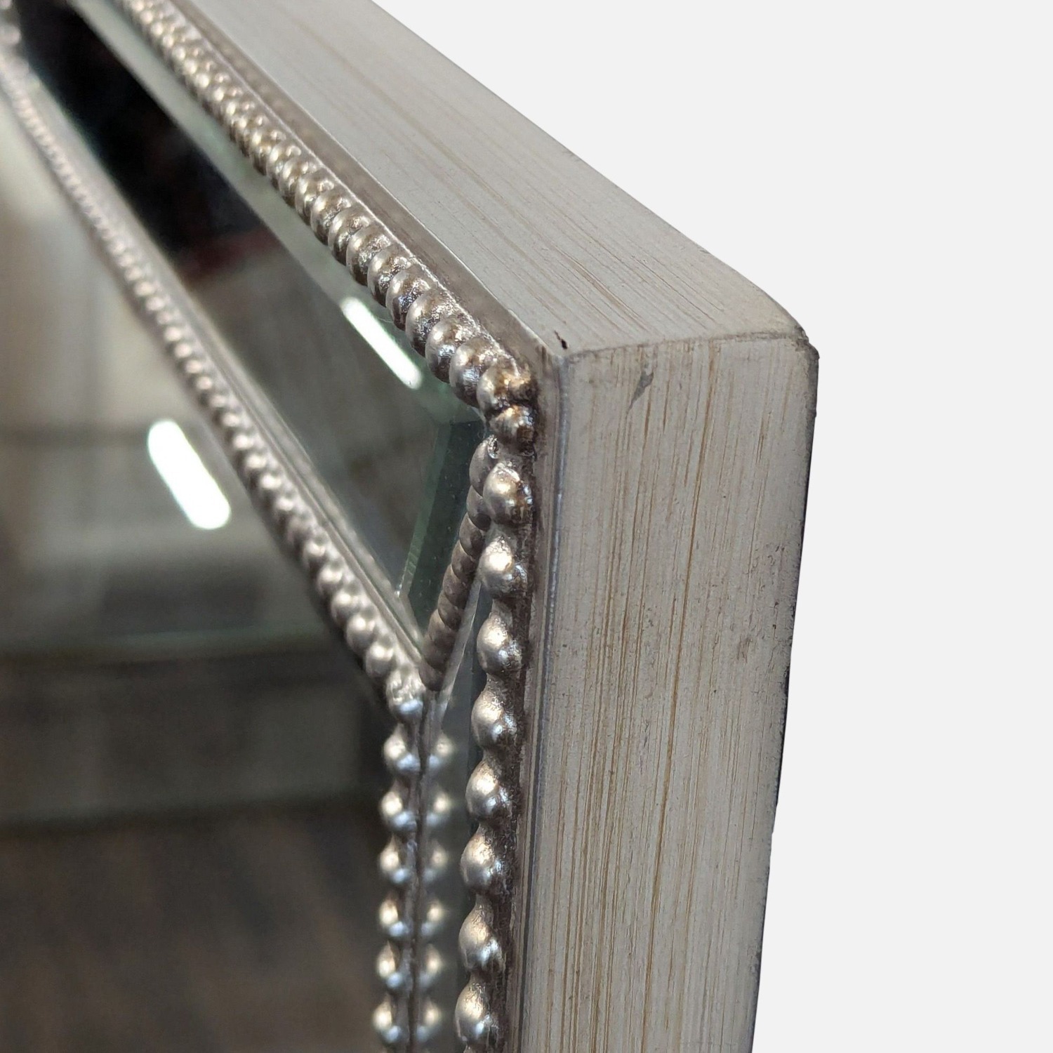 Mirror with Beaded and Beveled Mirror Frame	 - image-5