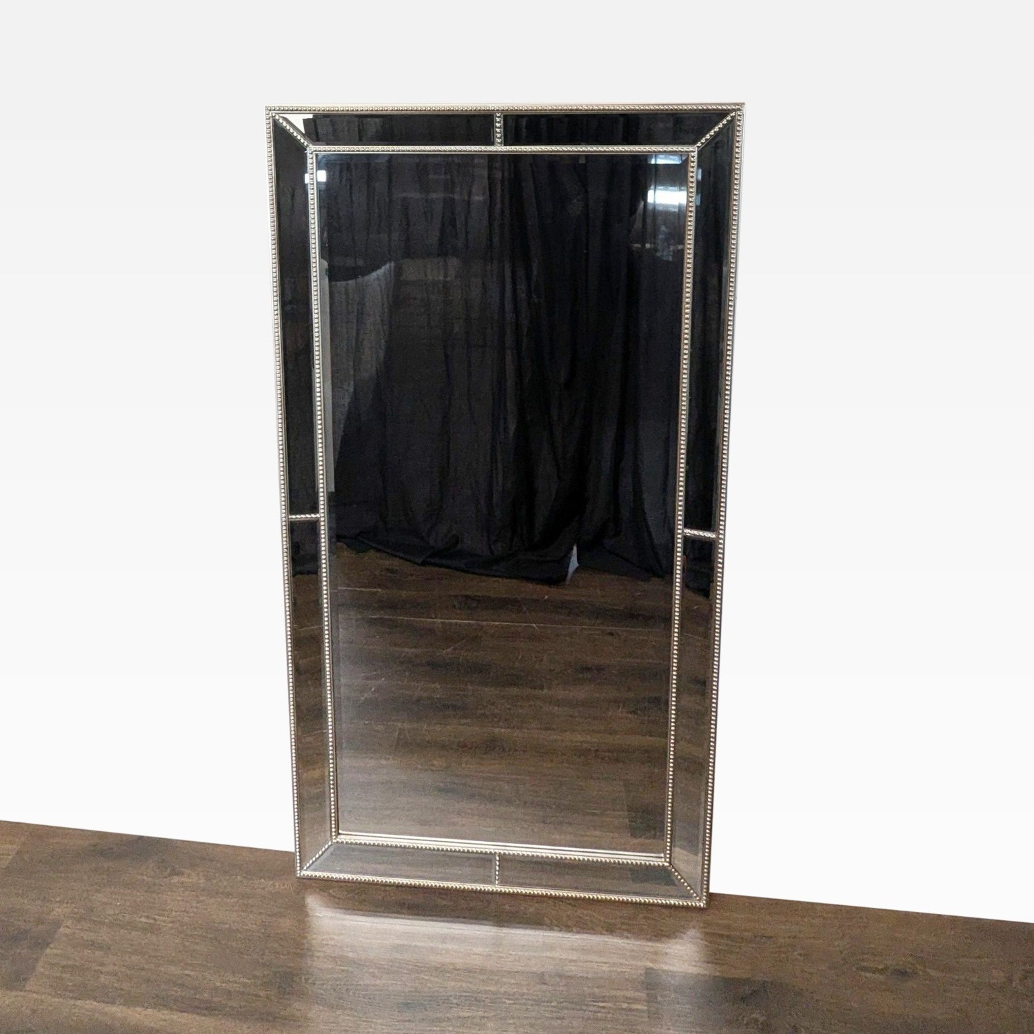 Mirror with Beaded and Beveled Mirror Frame	 - image-2