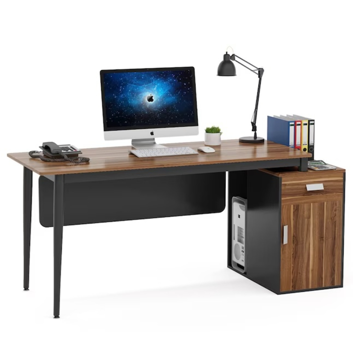 Tribesigns Hoga-C0151 Modern Desk with Drawer - image-9