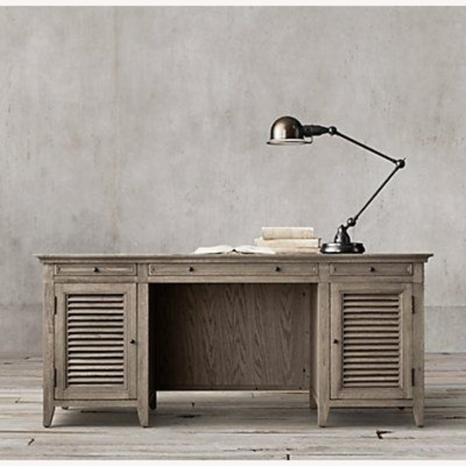 Restoration Hardware Shutter Desk - image-8