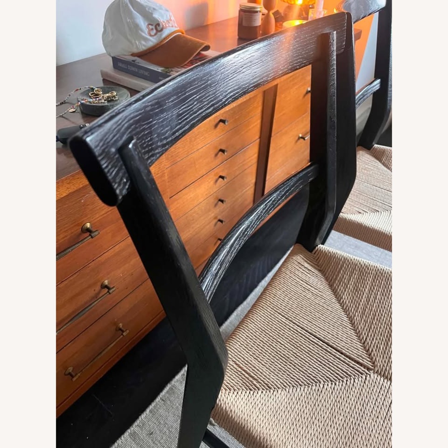 Anthropologie Oak Farmhouse Dining Chairs - image-2