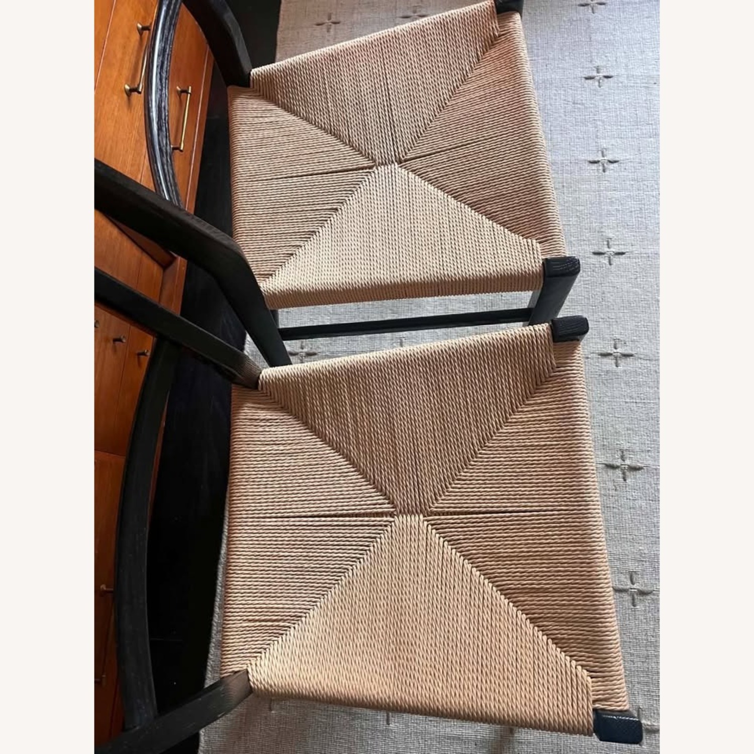 Anthropologie Oak Farmhouse Dining Chairs - image-3