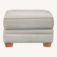 Upholstered Ottoman with Pillow Top	