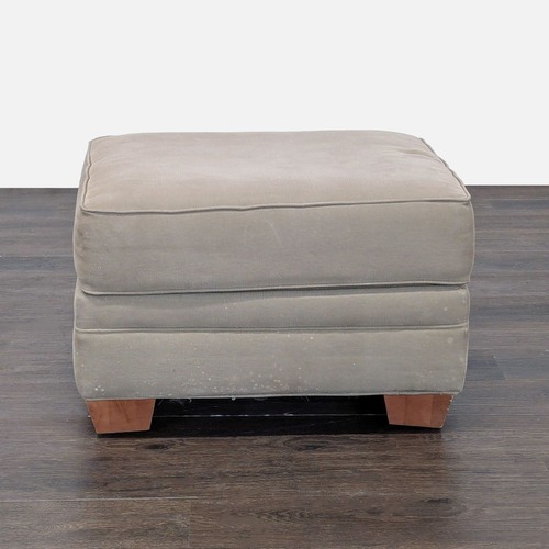 Used Upholstered Ottoman with Pillow Top	 for sale on AptDeco