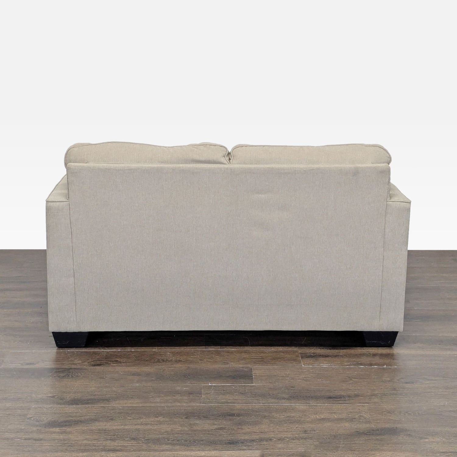 Ashley Furniture Beige Loveseat - Comfortable - image-5