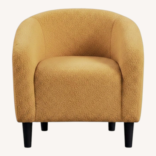 Used Yaheetech Mustard Yellow Lounge Club Chair for sale on AptDeco