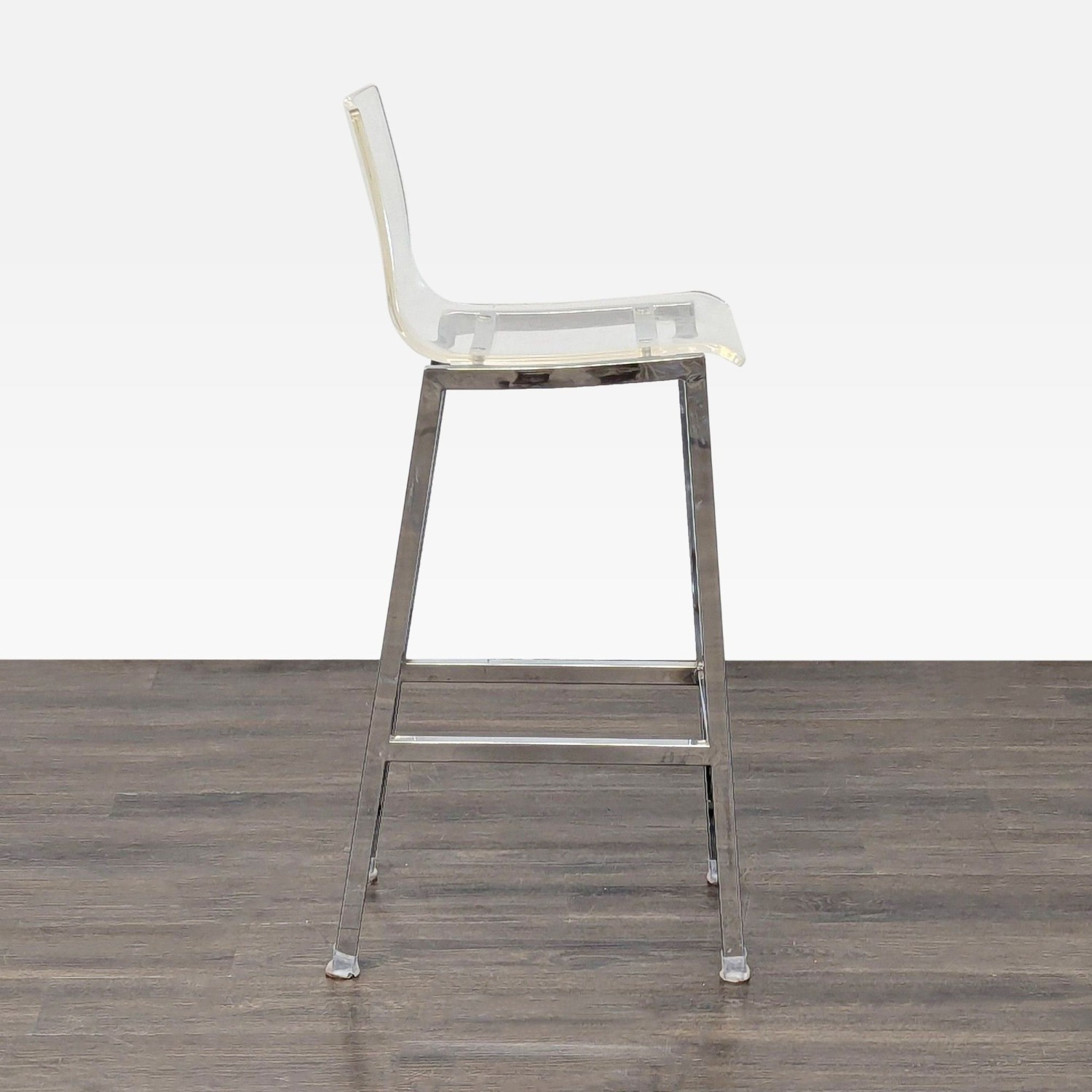 Acrylic and Chrome Bar Stool - image-6