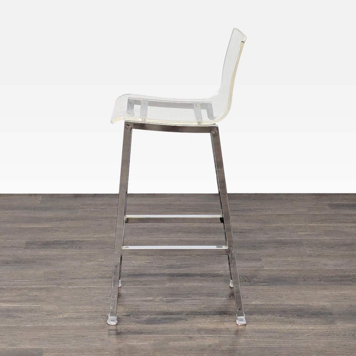 Acrylic and Chrome Bar Stool - image-8