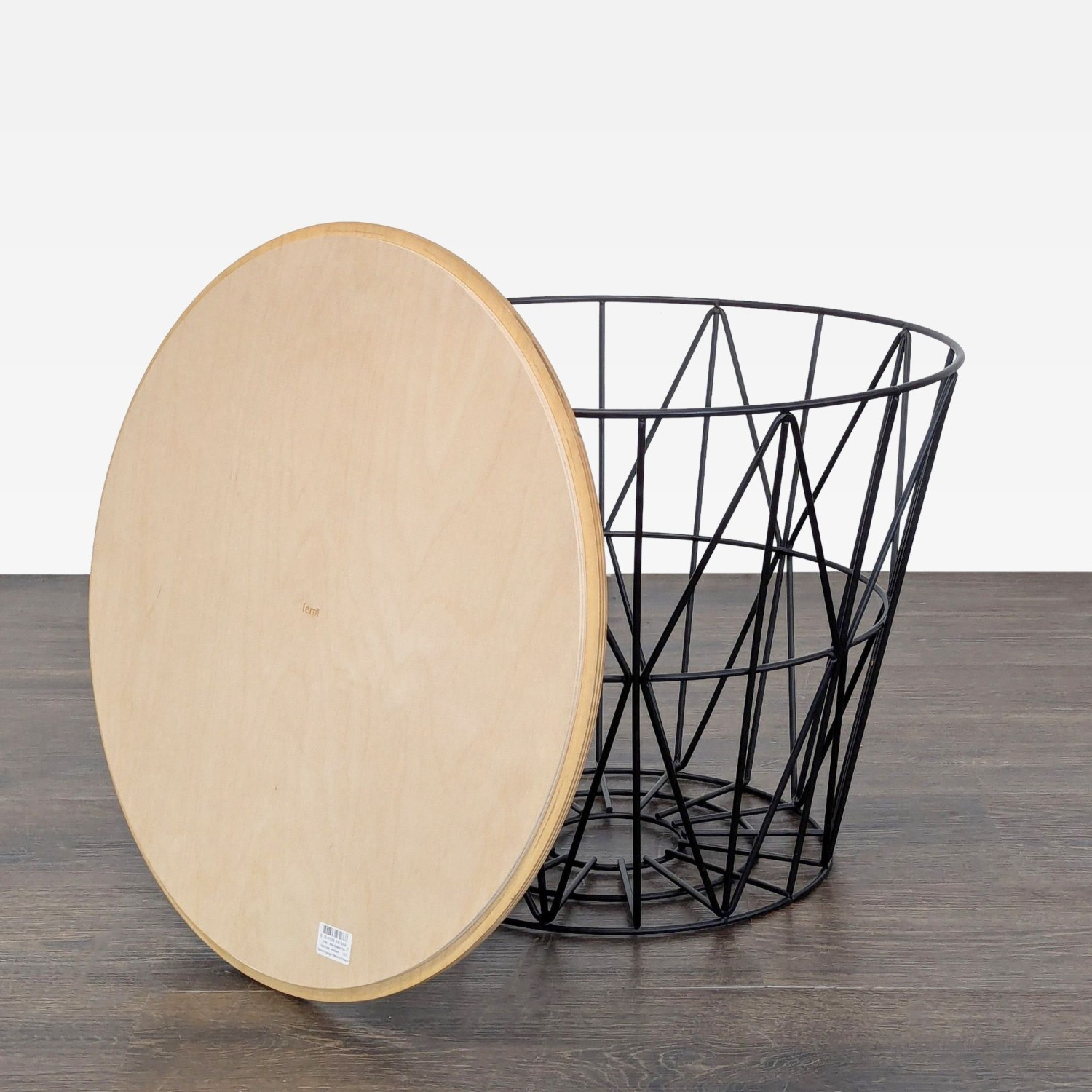Ferm Living Wire Basket Accent Table - image-6