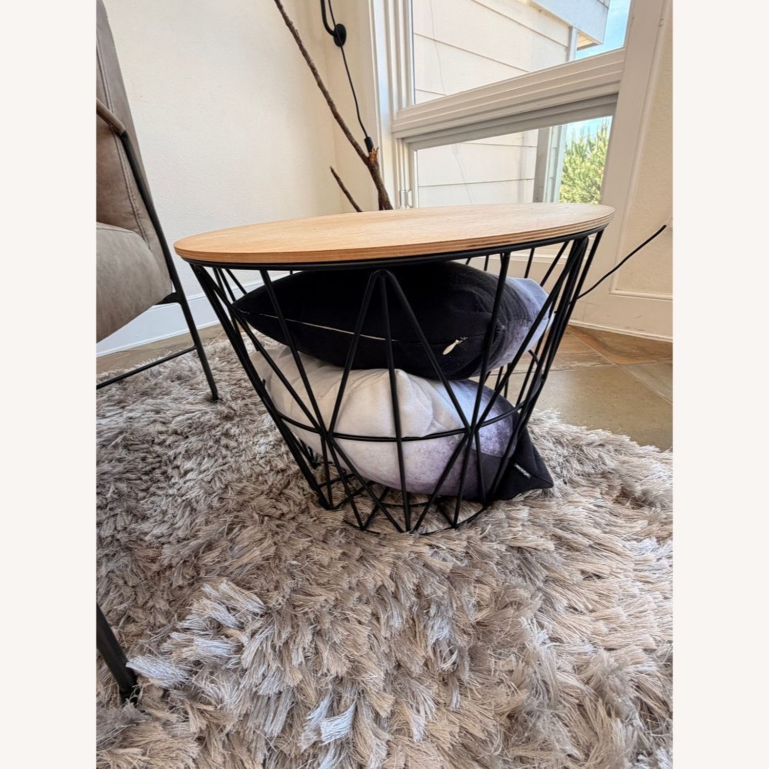 Ferm Living Wire Basket Accent Table - image-7
