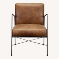 Moe's Home Collection Dagwood Modern Leather Chair