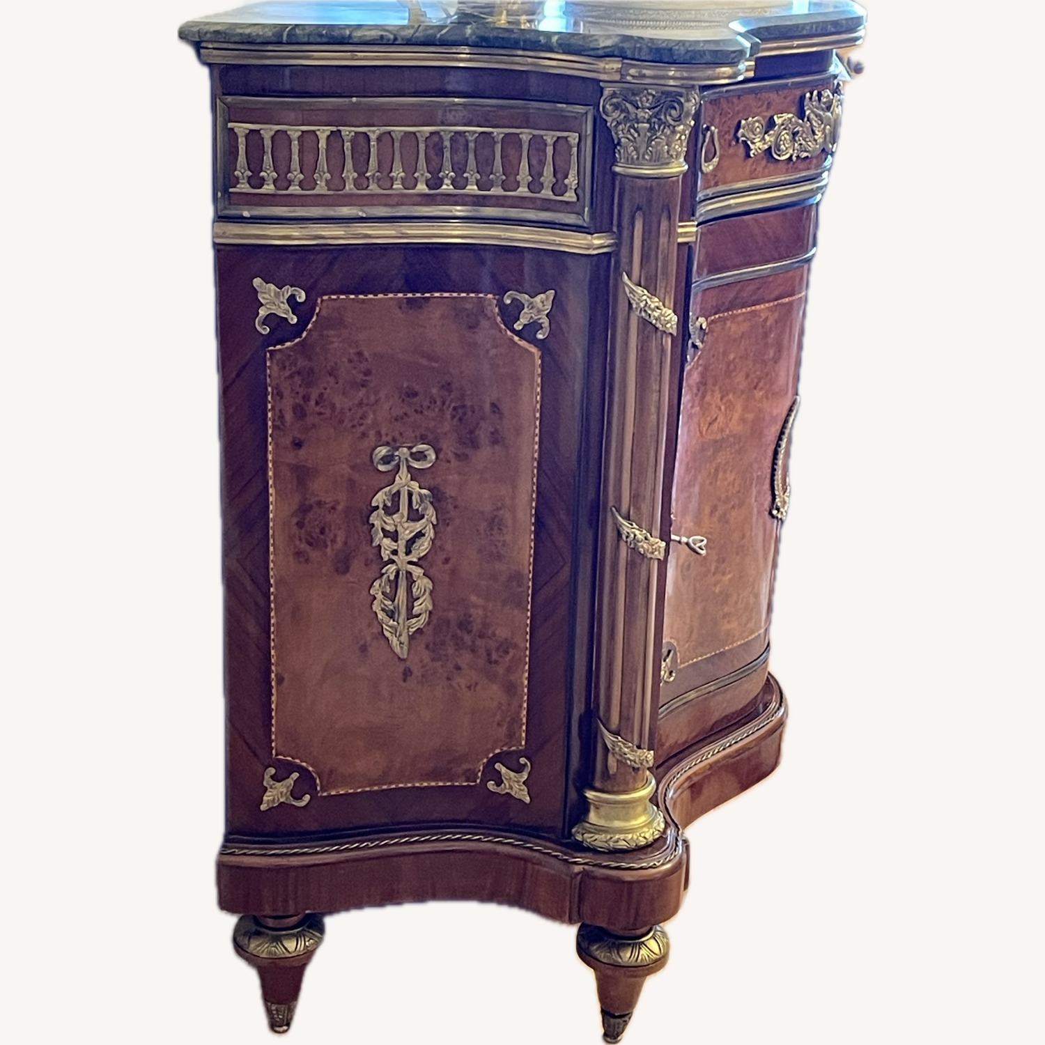 Light Brown Wood Chest - image-3