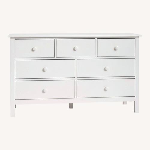 Used Pottery Barn Kids Kendall White Wood Dresser for sale on AptDeco