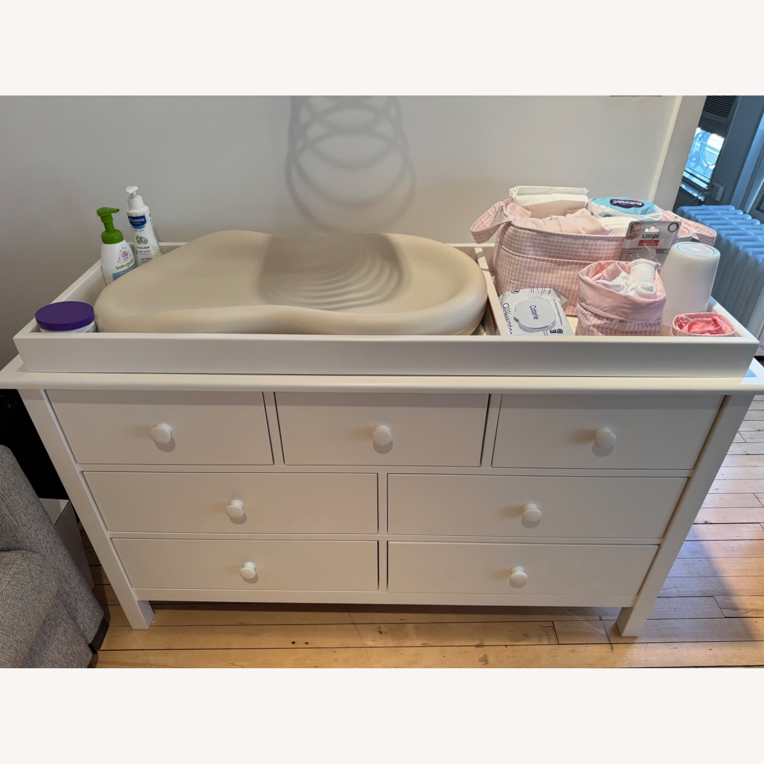 Pottery Barn Kids Kendall White Wood Dresser - image-2