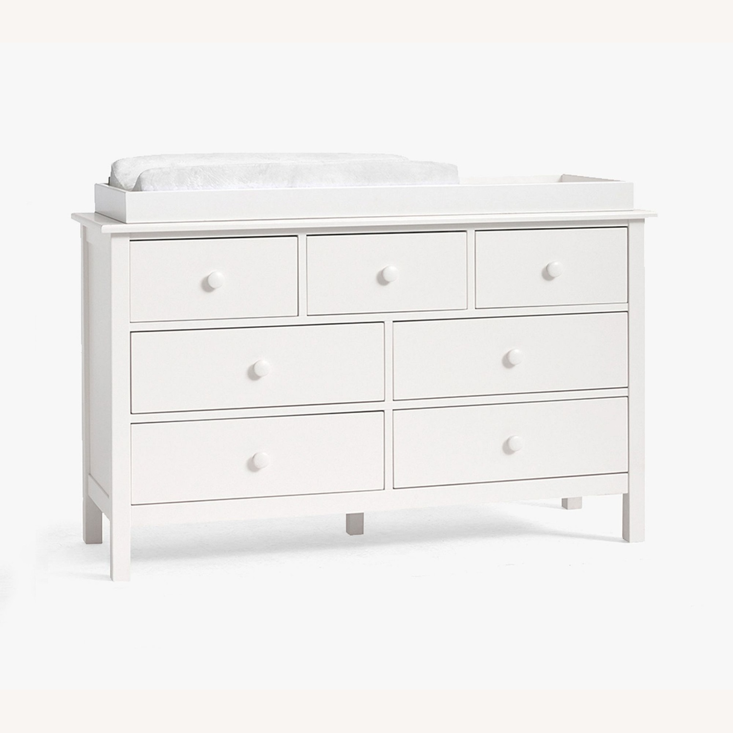 Pottery Barn Kids Kendall White Wood Dresser - image-5