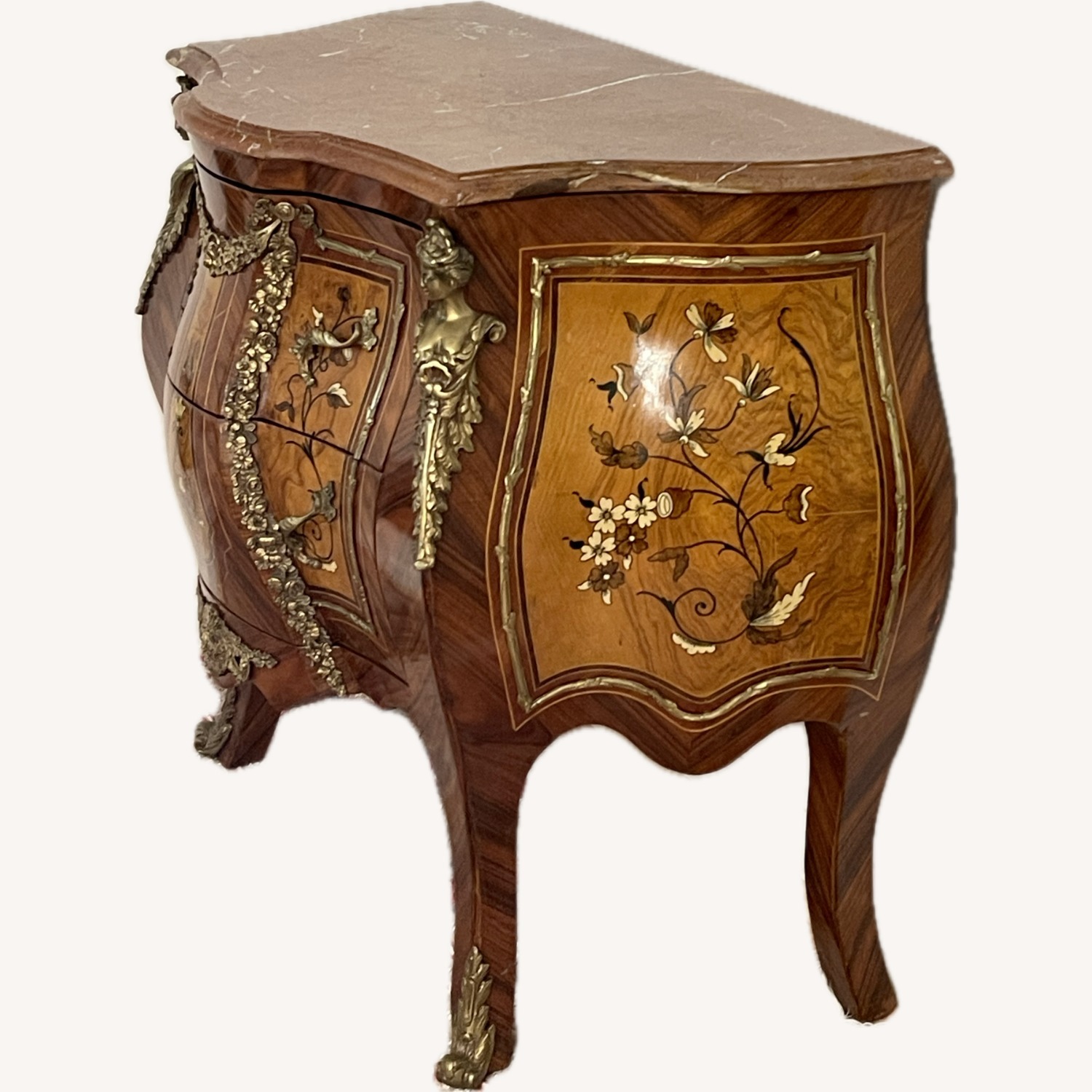 Loui XV Small Bombe Chest - image-2