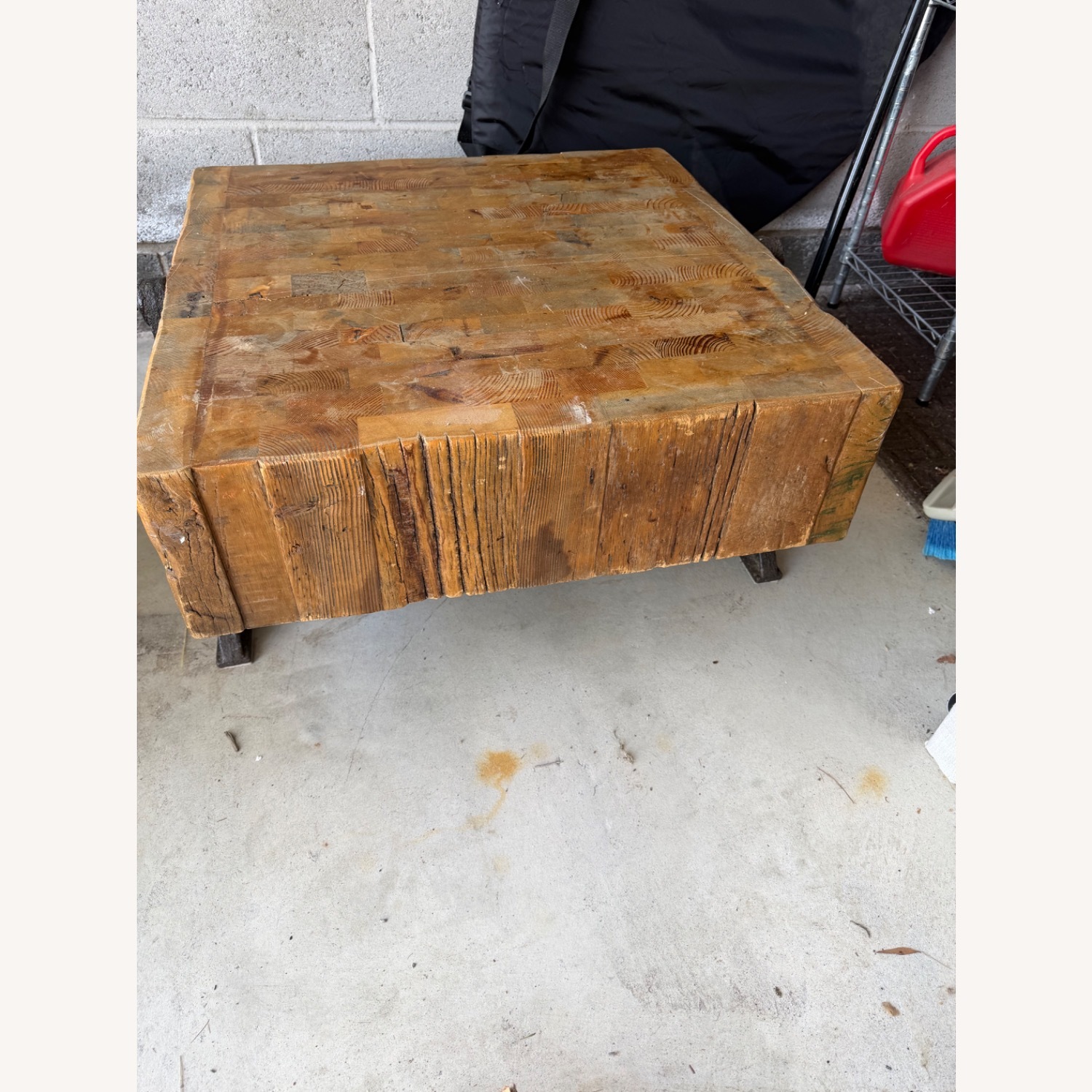 Rustic Solid Wood End Tables  - image-2