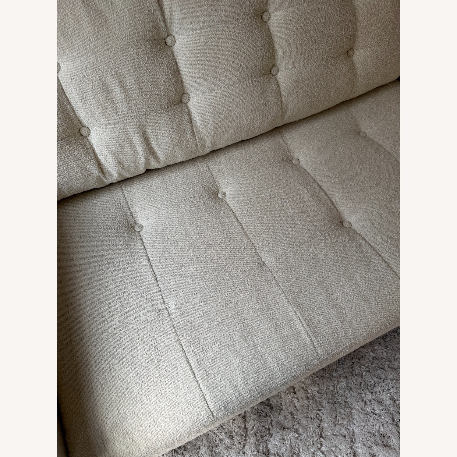Joybird Eliot White Fabric Sleeper Sofa - image-3