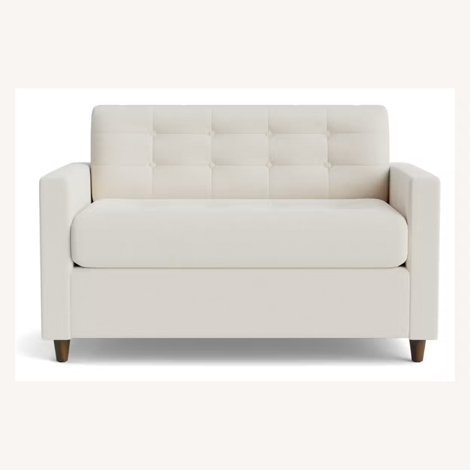 Joybird Eliot White Fabric Sleeper Sofa - image-7