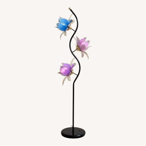 Used Fine Art Lamps Lotus Lamp Floor  for sale on AptDeco