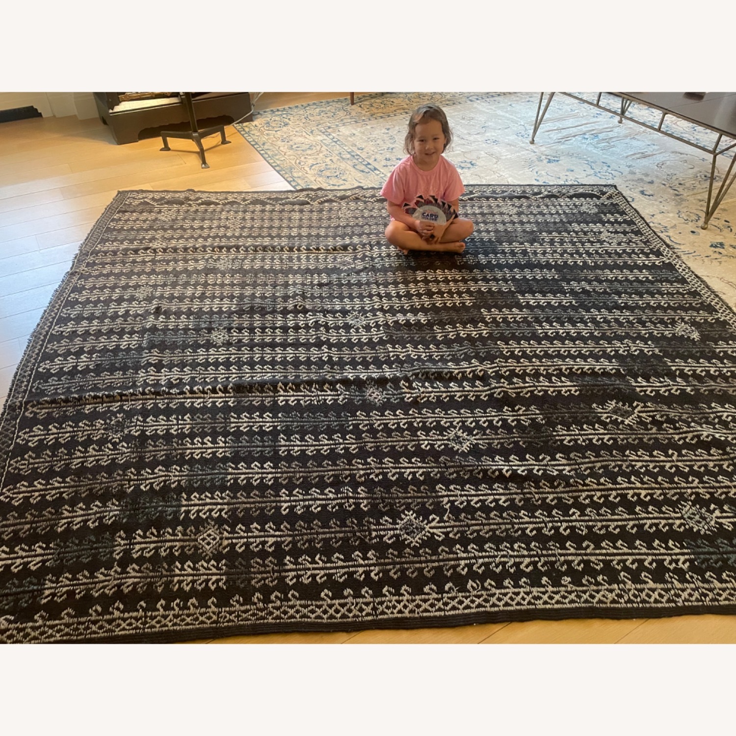 Stunning Dark Brown Woven Turkish Rug - image-6