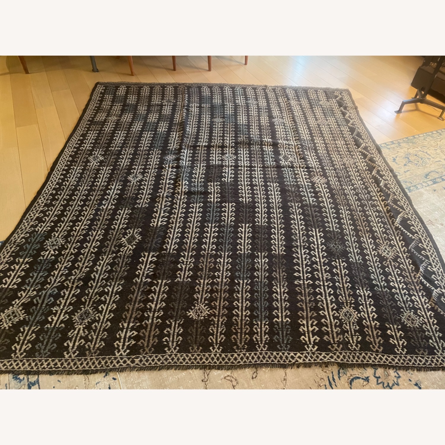 Stunning Dark Brown Woven Turkish Rug - image-3