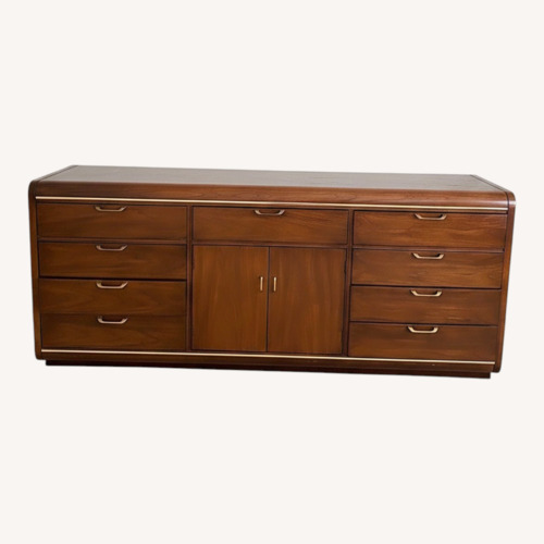 Used Lane Furniture Dark Brown Wood Dresser for sale on AptDeco
