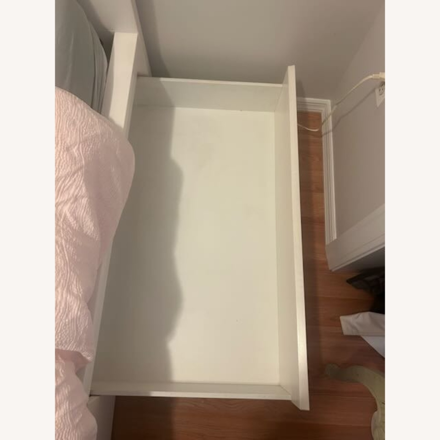 IKEA Malm Queen Bedframe White (4 Drawer Storage)  - image-1