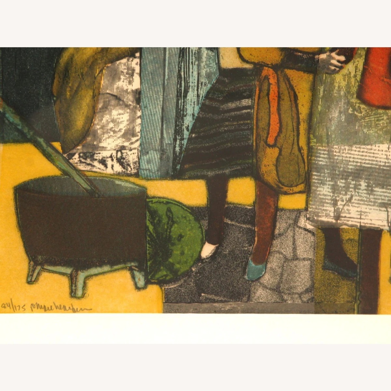 Romare Bearden The Family Etching & Aquatint - image-3