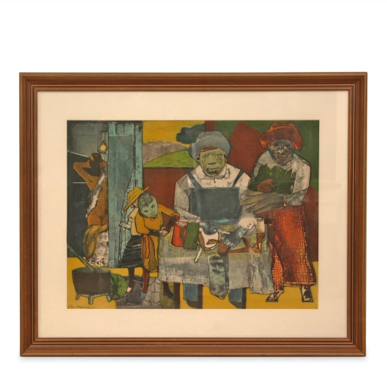 Romare Bearden The Family Etching & Aquatint - image-6