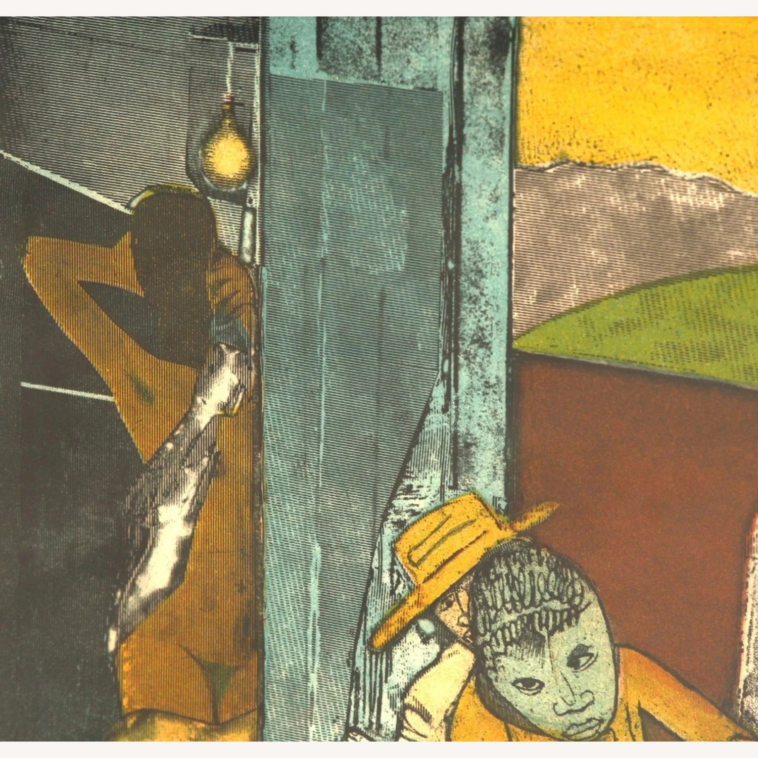 Romare Bearden The Family Etching & Aquatint - image-4