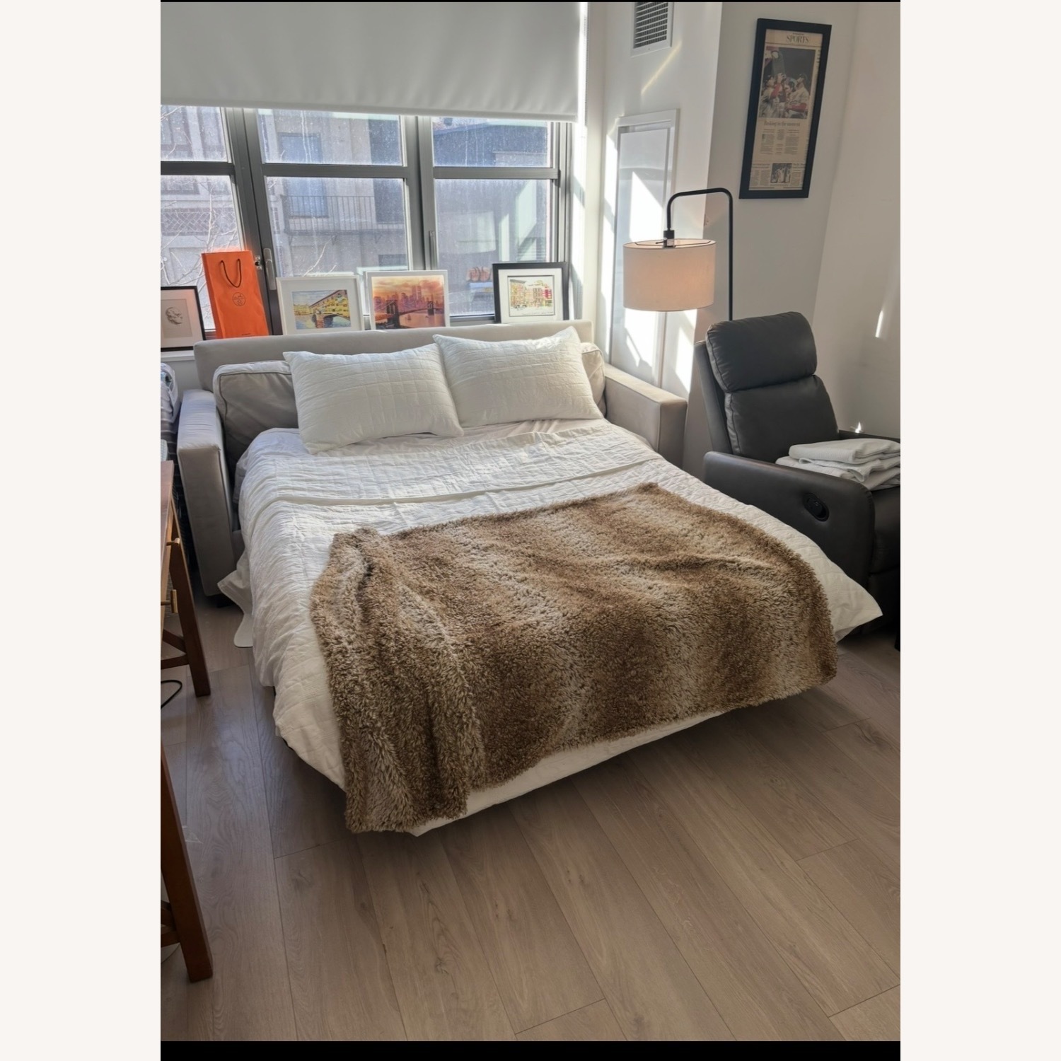 West Elm Henry Sleeper Couch - image-2