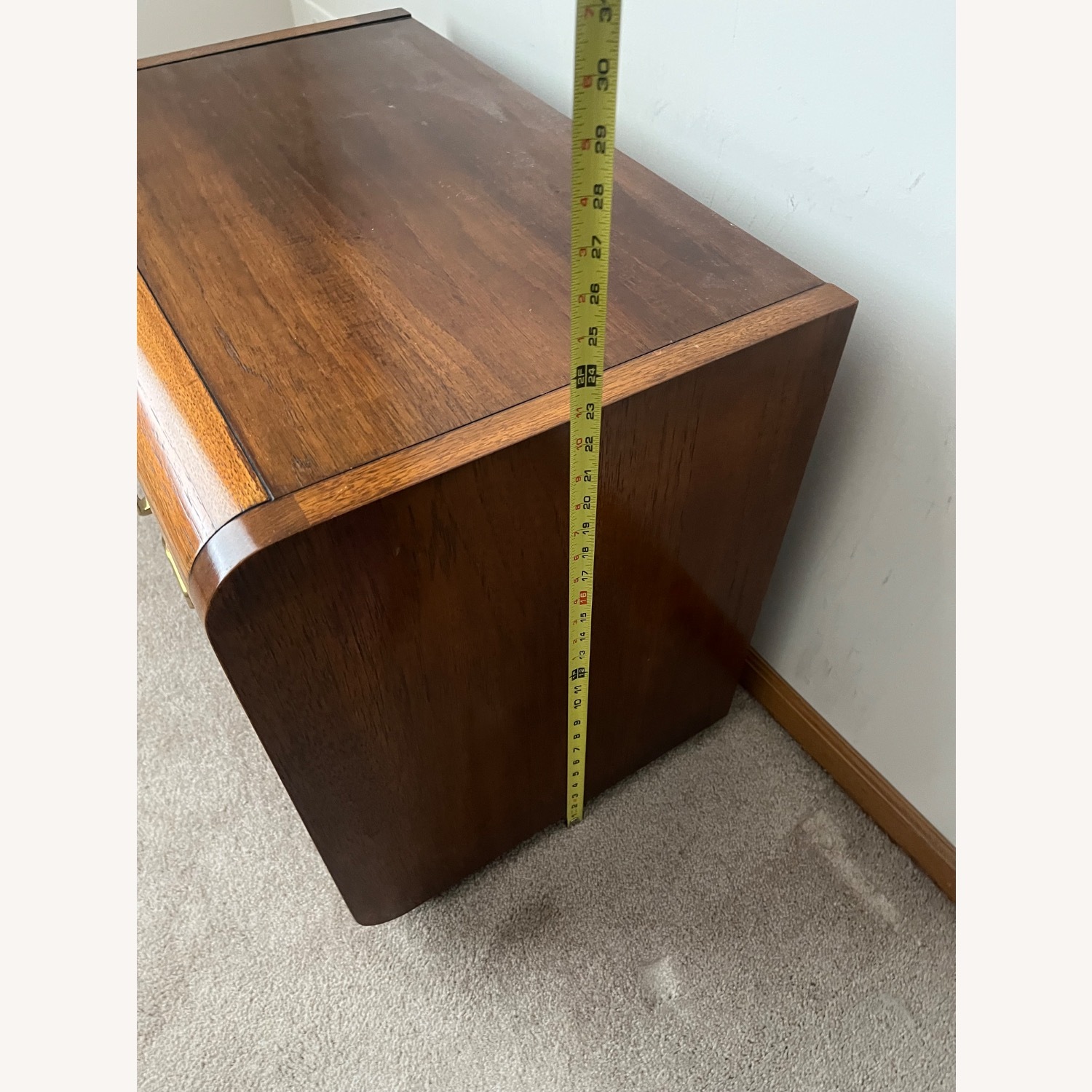 Lane Furniture Solid Pecan Nightstand Brown - image-4