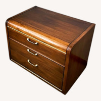 Lane Furniture Solid Pecan Nightstand Brown