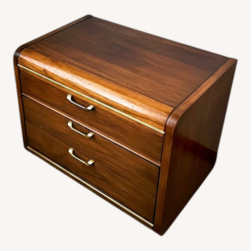 Used Lane Furniture Solid Pecan Nightstand Brown for sale on AptDeco