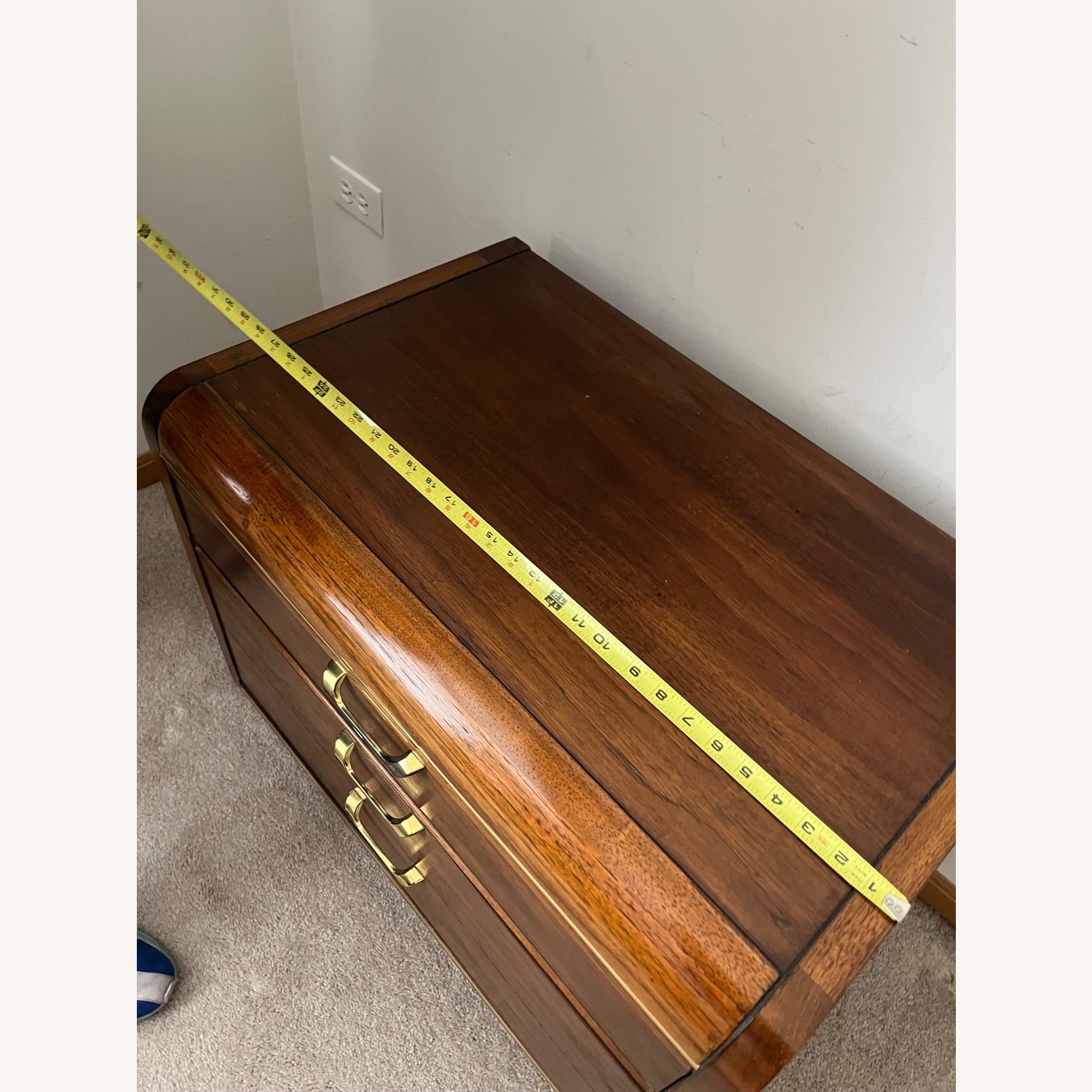 Lane Furniture Solid Pecan Nightstand Brown - image-3