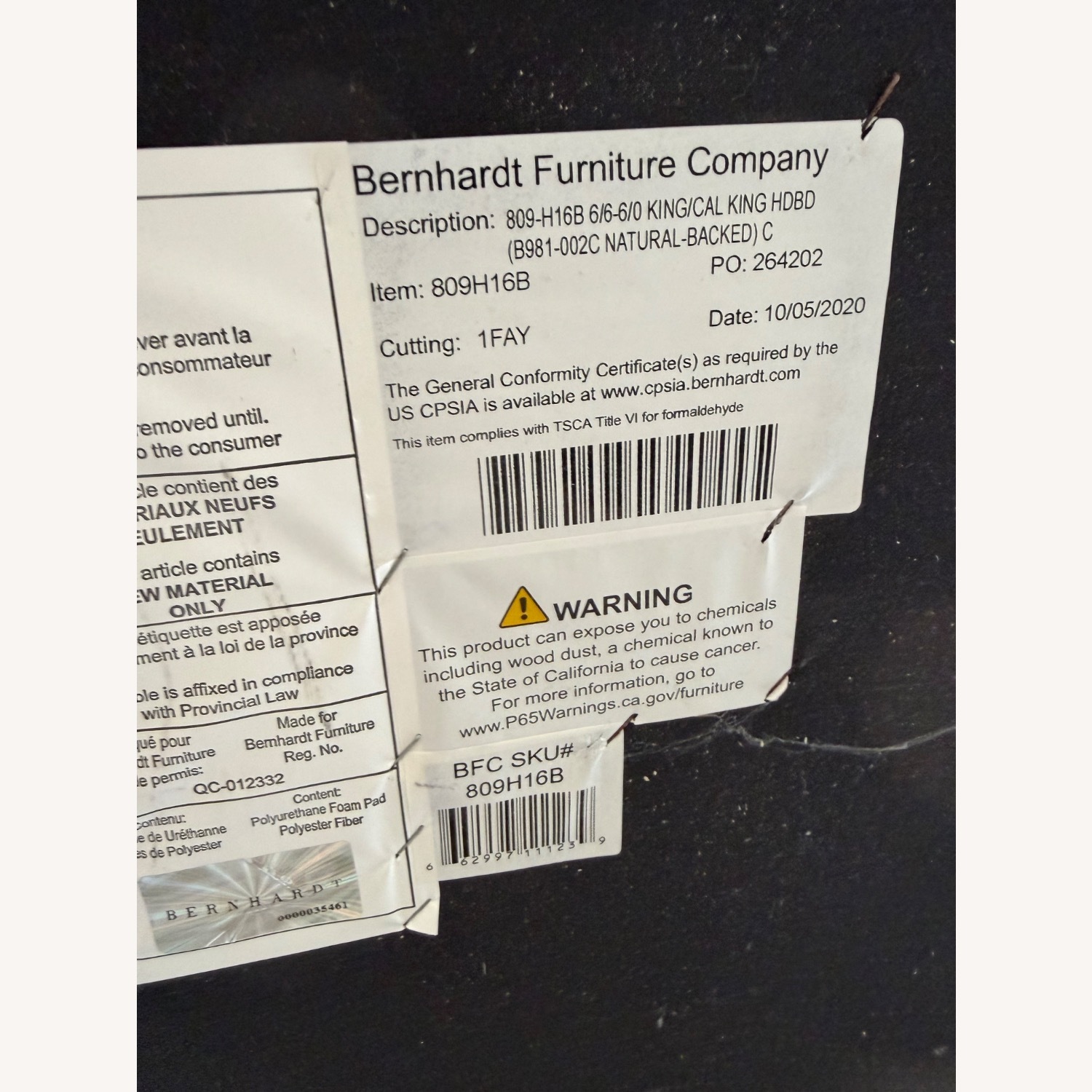 Bernhardt California King Headboard - image-2