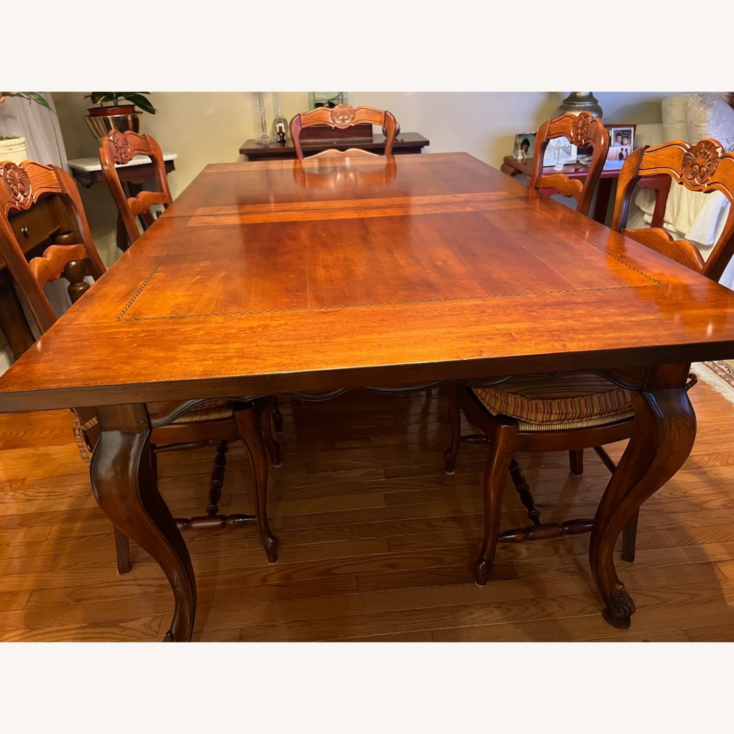 Woodbridge Home Designs Dark Brown Dining Set - image-2