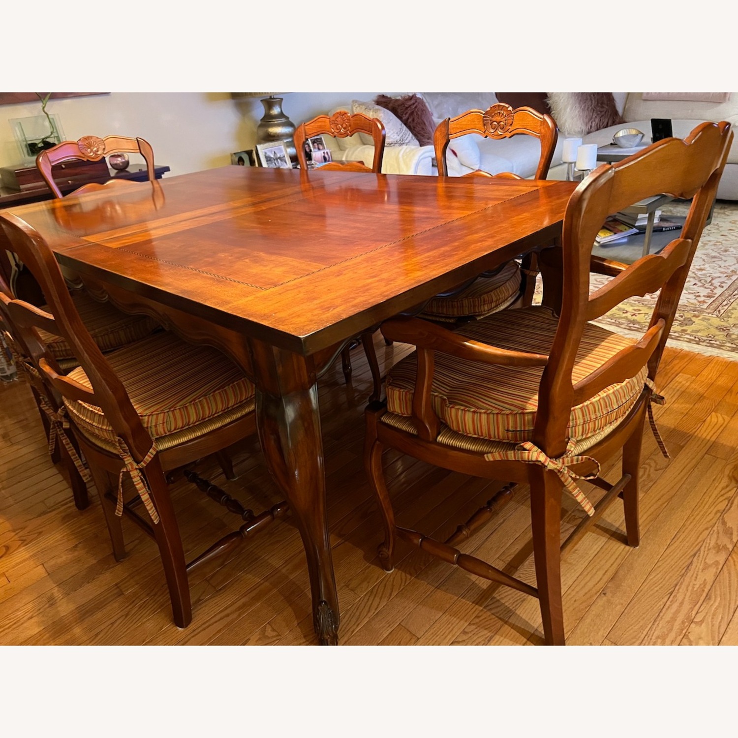 Woodbridge Home Designs Dark Brown Dining Set - image-4