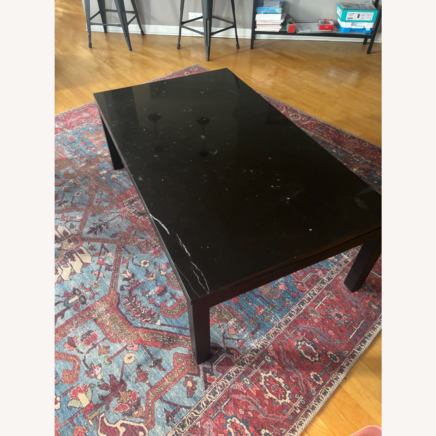  Crate & Barrel Solid Parsons Coffee Table  - image-2