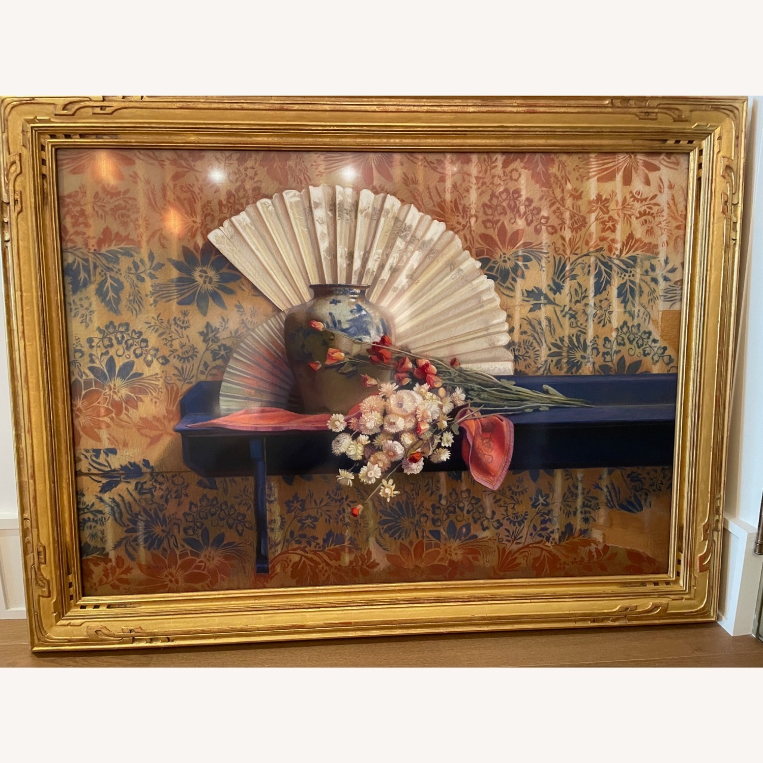 Still Life with Antique Wallpaper Barbara Willis - image-1