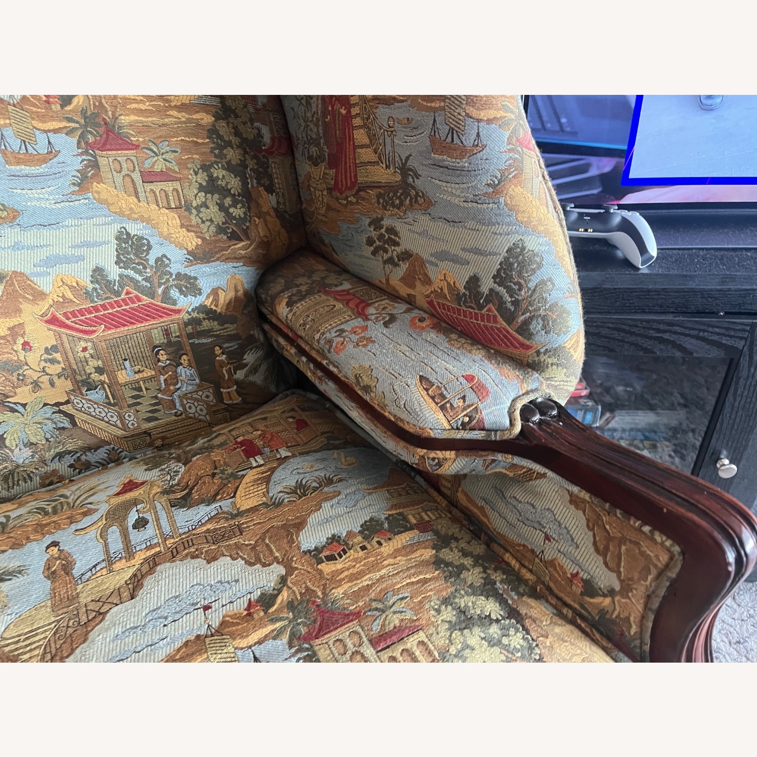Harden Furniture Wingbacked Wood Accent Chair - image-4